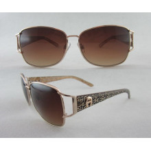 Sonnenbrille mit Kunststoffrahmen und Metalltempel Neu für 222450
